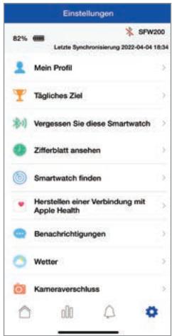 SILVERCREST MONTRE FITNESS CONNECTÉE  SFW200 - Einstellungen - 1
