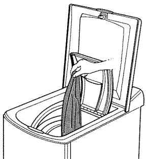VEDETTE EG 31 CE - Chargement du linge - 1