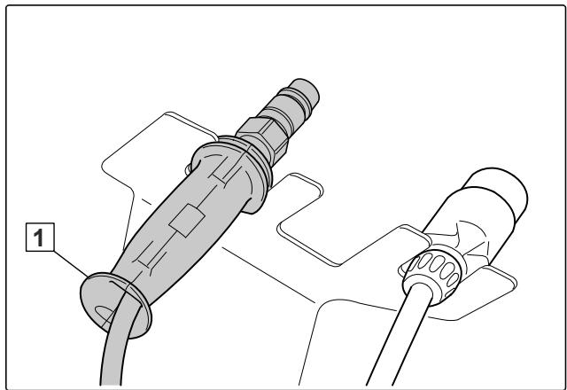 AMAZONE E+S 301 Hydro - Découpler les flexibles hydrauliques - 2
