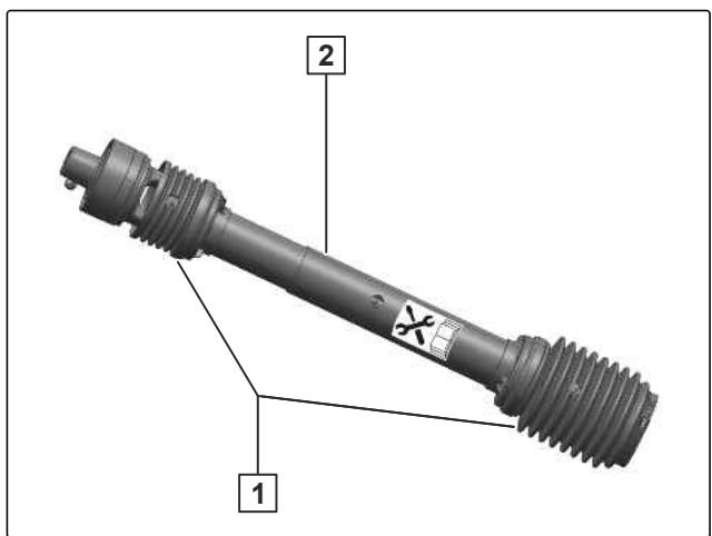 AMAZONE E+S 301 Hydro - Protection d'arbre à cardan - 1