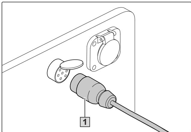 AMAZONE E+S 751 Hydro - Brancher l'alimentation en tension - 1