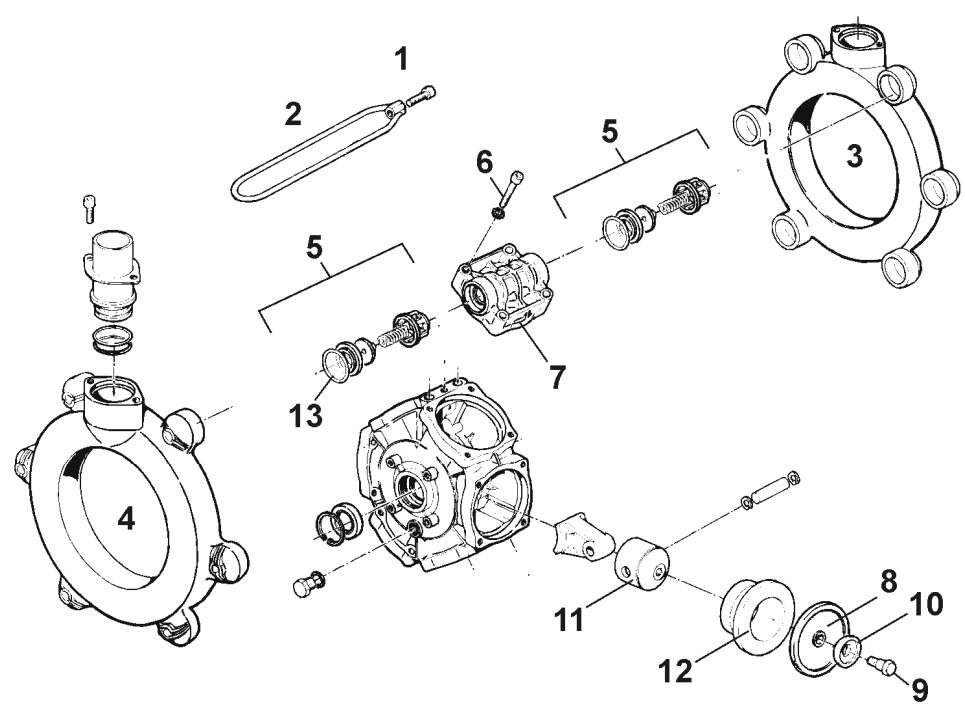AMAZONE UG 2200 Super - Contrôle et remplacement du piston membrane (opération en atelier) - 2