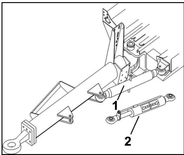 AMAZONE UG 2200 Super - Timon pour chape d'attelage et pour barre d'attelage - 2