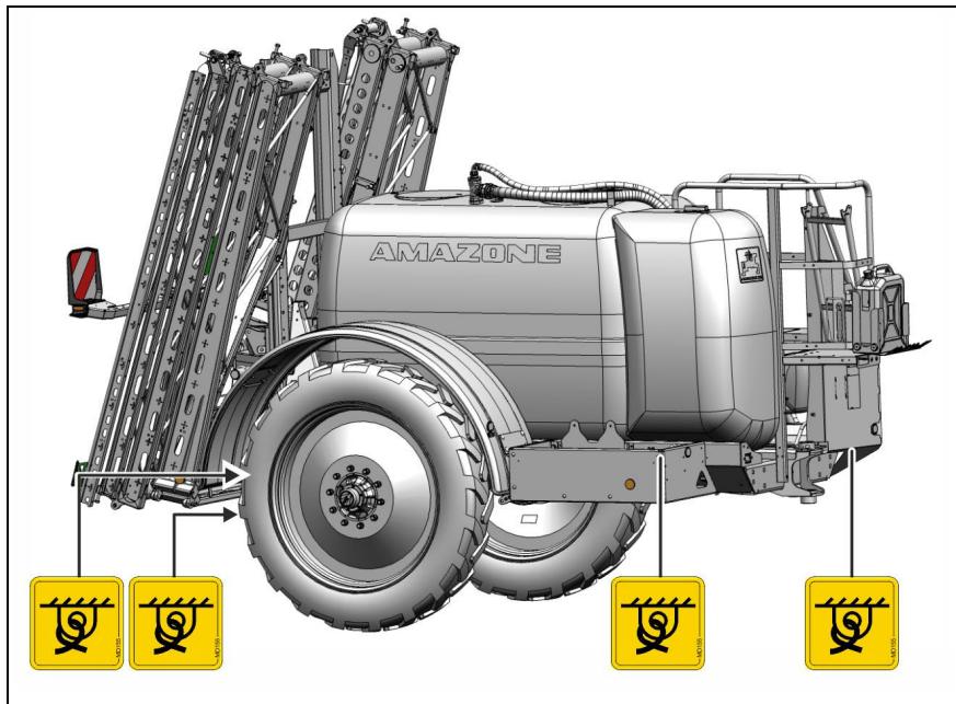 AMAZONE UG 2200 Special - Arrimage de la machine - 1