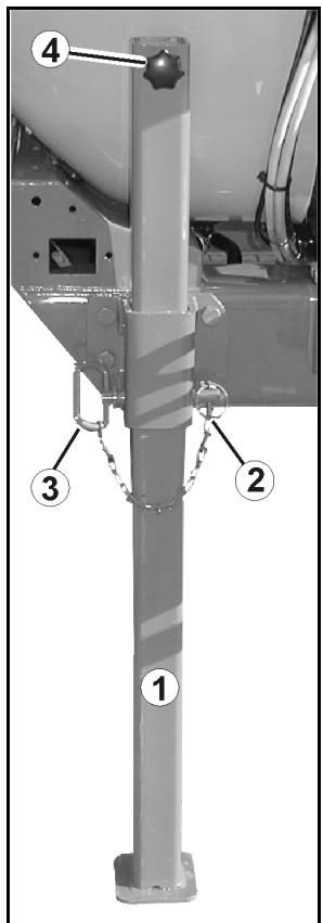AMAZONE UG 2200 Special - Béquille mobile (Fig. 41/1): - 1