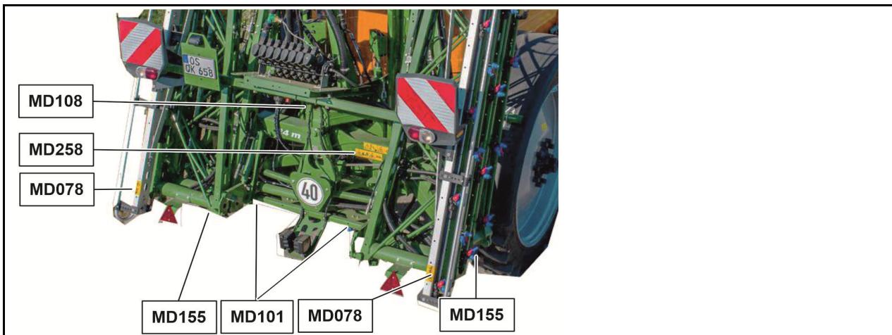 AMAZONE UG 3000 Special - Pictogrammes d'avertissement - 2