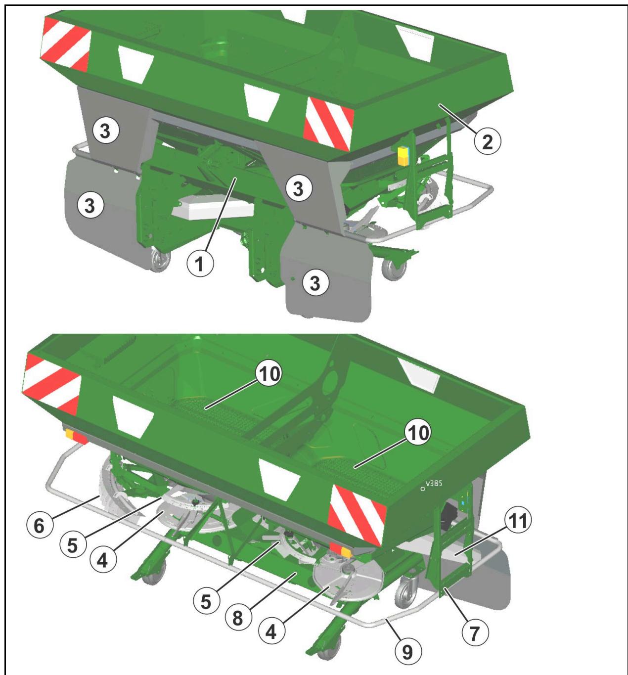 AMAZONE ZA-V - Présentation des ensembles - 1