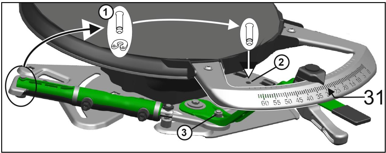 AMAZONE ZA-V Tronic - Effectuer le réglage de trappe de base - 1