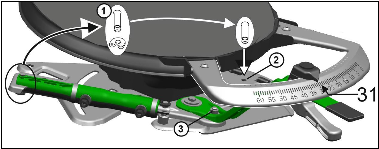 AMAZONE ZA-V Hydro - Effectuer le réglage de trappe de base - 1
