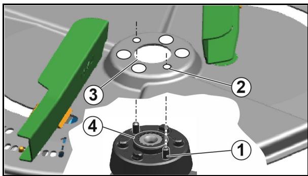 AMAZONE ZA-V Hydro - Remplacement des disques d'épandage - 4