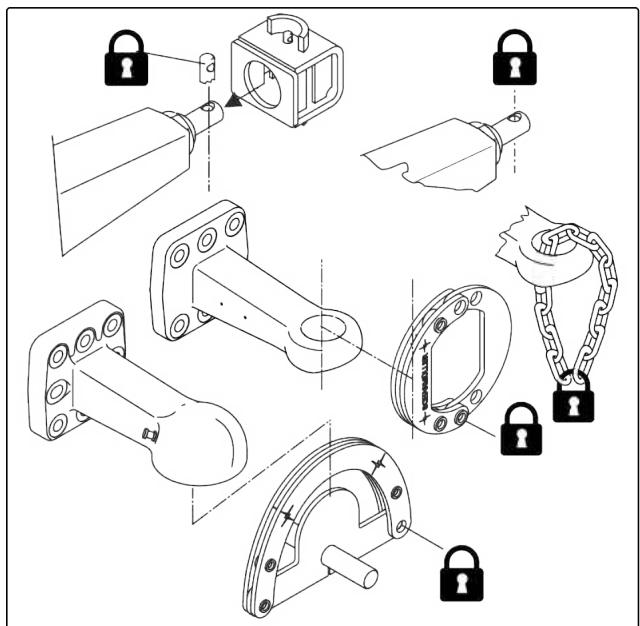 AMAZONE Tyrok 400 - Enlever la protection contre les utilisations non autorisées - 1