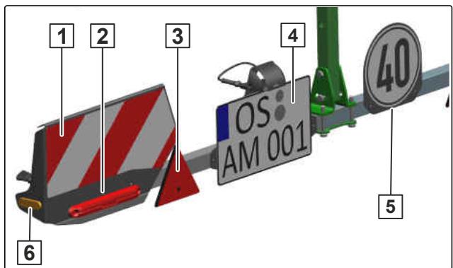 AMAZONE Tyrok 400 - Éclairage arrêt et signalisation - 1
