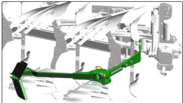 AMAZONE Tyrok 400 - Mettre le bras du Packer en position d'utilisation - 1