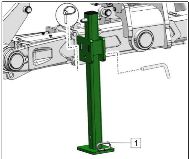 AMAZONE Tyrok 400 - Risque de blessure par renversement de la machine - 1