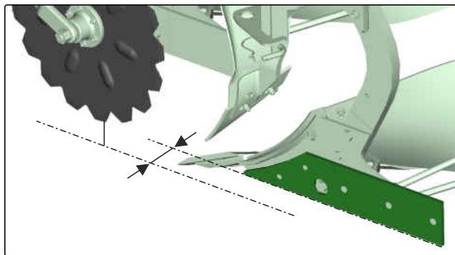 AMAZONE Tyrok 400 - Régler l'écart latéral du coultre circulaire - 1