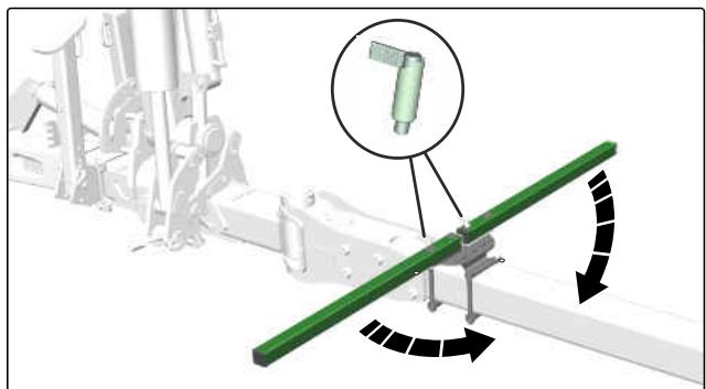 AMAZONE Tyrok 400 - Mettre la signalisation avant en position de stationnement - 1