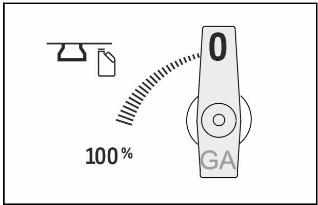 AMAZONE Tyrok 400 V - Robinet sélecteur raccord de remplissage réservoir de liquide de pulvérisation (FF) - 10