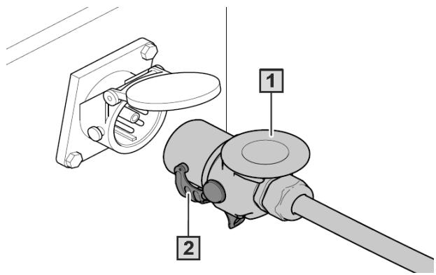 AMAZONE Tyrok 400 V - Découpler le système hydraulique de freinage à deux conduites - 3