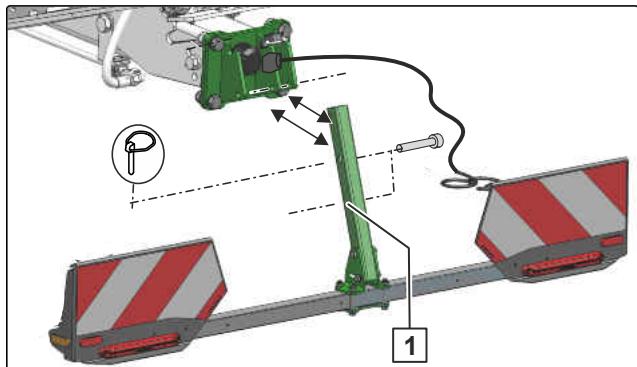 AMAZONE Teres 300 avec roue de jauge oscillante - Démonter l'éclairage arrière - 1