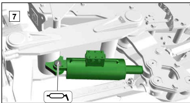 AMAZONE Teres 300 V avec roue de jauge oscillante - toutes les 50 heures de service - 7