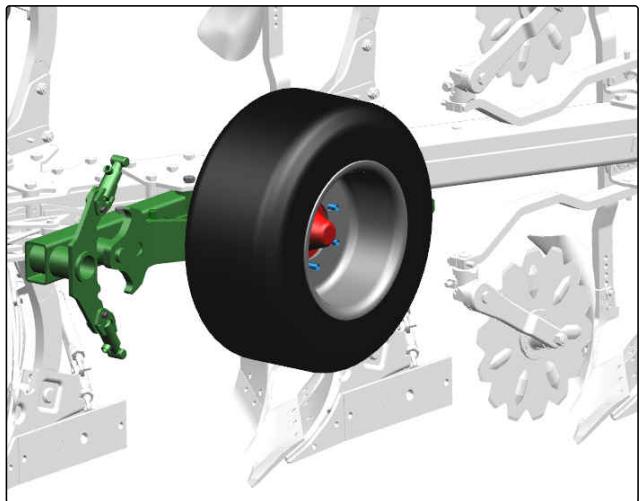 AMAZONE Teres 300 V avec roue de jauge oscillante - Roue de jauge oscillante - 1