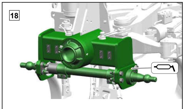 AMAZONE Teres 300 V avec roue de jauge oscillante - toutes les 50 heures de service - 18