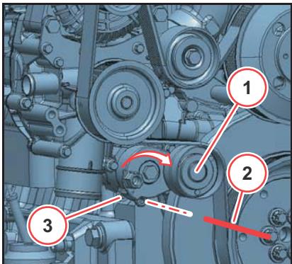 AMAZONE TCD 7.8 L6 - Contrcler les courroies d'entrainement - 2