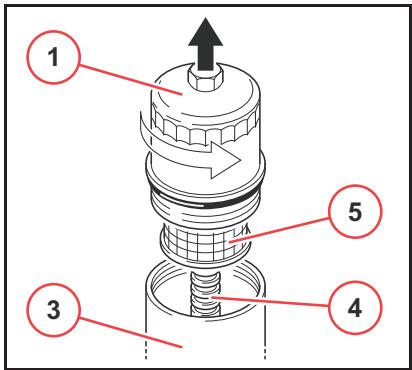 AMAZONE TCD 7.8 L6 - Remplacer le filtré amovible d'huile de lubrification - 4