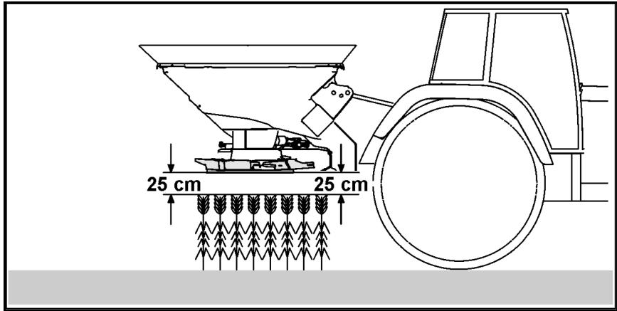 AMAZONE ZA-TS Tronic - Hauteur d'attelage pour l'épandage tardif - 1