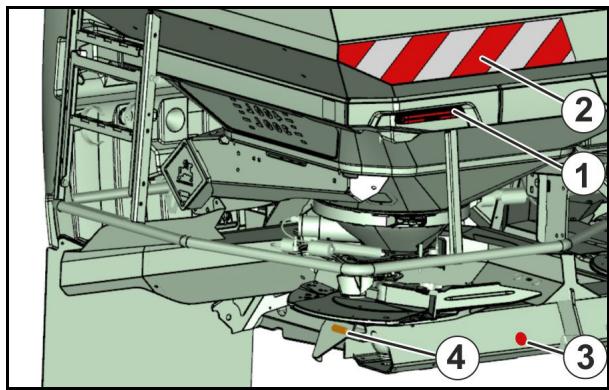 AMAZONE ZA-TS Profis Tronic - Système d'éclairage arrière - 1