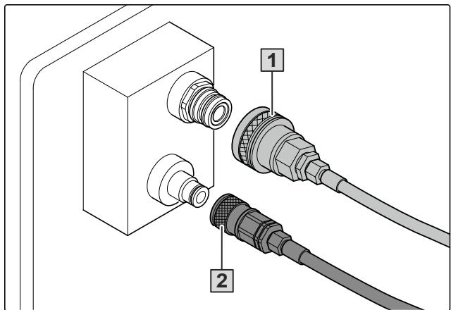 AMAZONE Primera DMC 3000 - Découpler le système hydraulique de freinage à deux conduites - 2