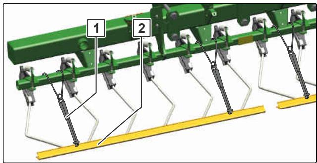 AMAZONE Primera DMC 3000 - Montage les barres de sécurité routière sur le recouvreur FlexiDoigts - 1