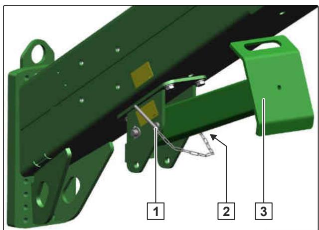 AMAZONE Primera DMC 3000 - Relever la béquille - 1