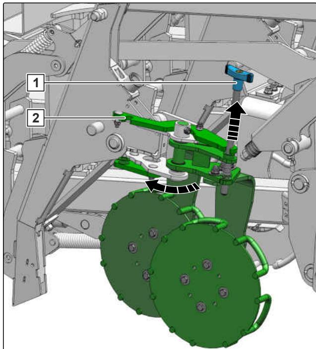 AMAZONE Primera DMC 3000 - Mettre la machine en position de travail - 4
