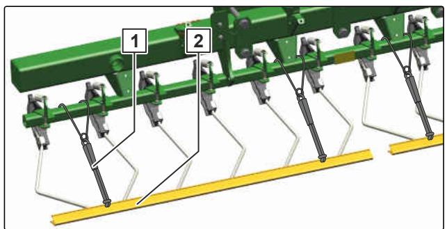 AMAZONE Primera DMC 4500 - Mettre la machine en position de travail - 2