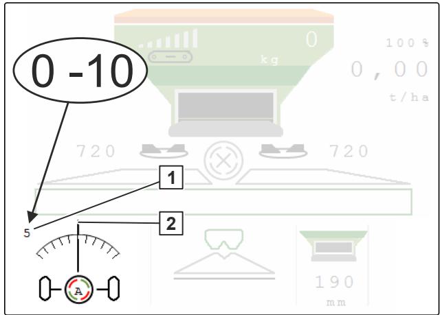 AMAZONE Logiciel ISOBUS ZG-TX - Utiliser la compensation de pente automatique - 1