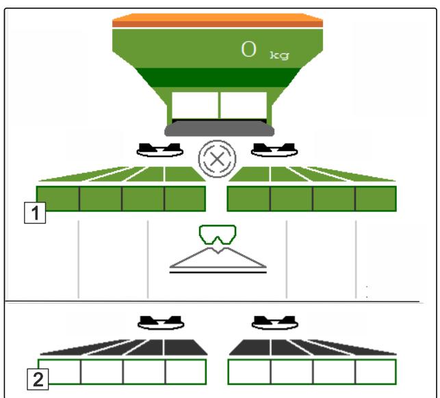 AMAZONE Logiciel ISOBUS ZG-TX - Demarrer l'epandage - 1