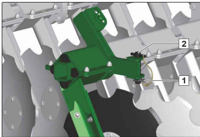 AMAZONE Catros 2503 - Préparation des disques de cordure pour le déplacement sur route - 1