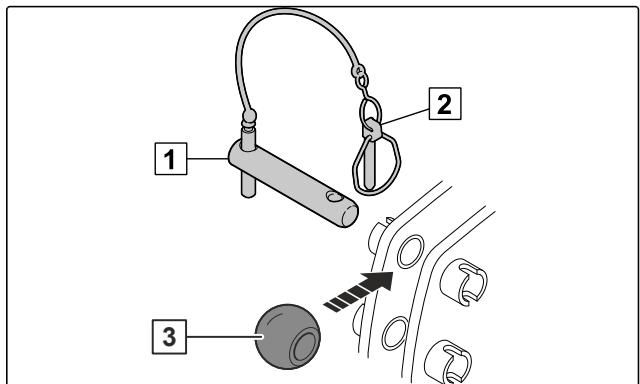 AMAZONE Catros 2503 - Adapter le bâti d'attelage à 3 points pour la catégorie d'attelage 3 - 3