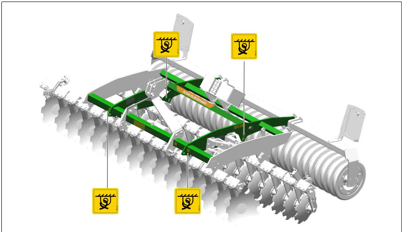 AMAZONE Catros 3503 - Arrimer la machine - 1