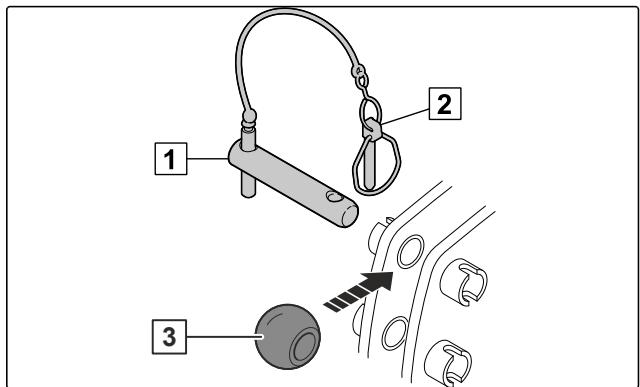 AMAZONE Catros 3503 - Adapter le bâti d'attelage à 3 points pour la catégorie d'attelage 3 - 3