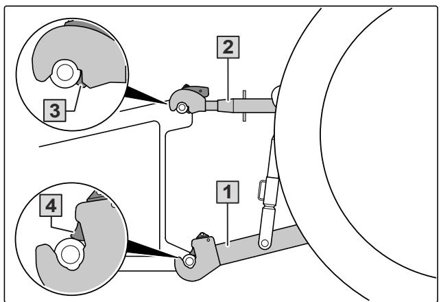 AMAZONE Catros 3003 - Accoupler le bâti d'attelage à trois points - 1