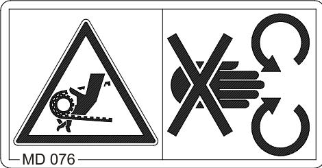 AMAZONE UX 11201 Super Pulvérisateur remorque avec pack Confort CP - Pictogrammes d'advertissement - 1