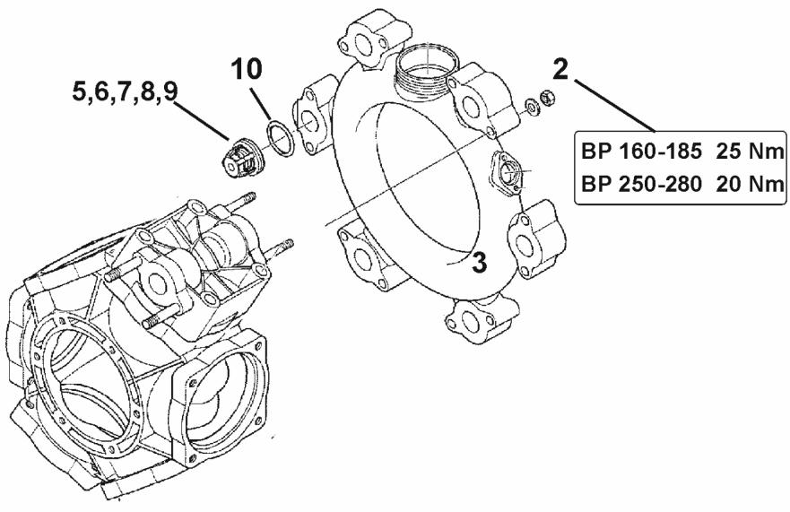 AMAZONE UX 11201 Super Pulvérisateur remorque avec pack Confort CP - Vérification et remplacement des clapets d'aspiration et de refoulement (opération en atelier) - 3