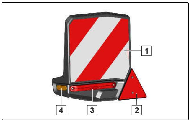 AMAZONE Ceus 3000-TX - Éclairage arrière et signalisation - 1