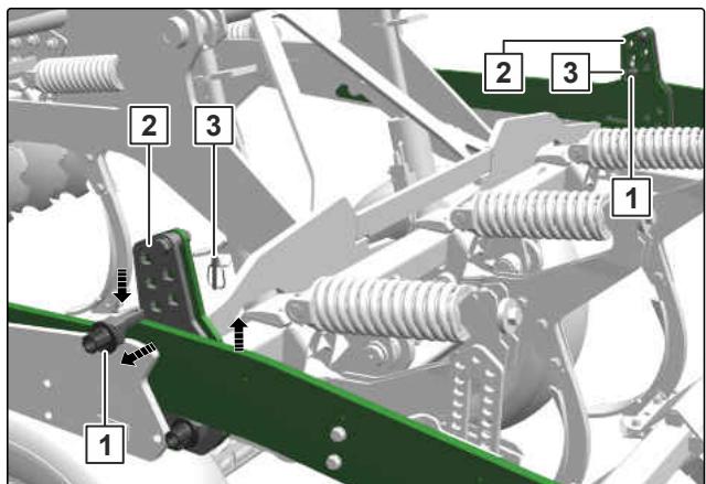 AMAZONE Ceus 3000-TX - Augmenter la profondeur de travail des socs - 1