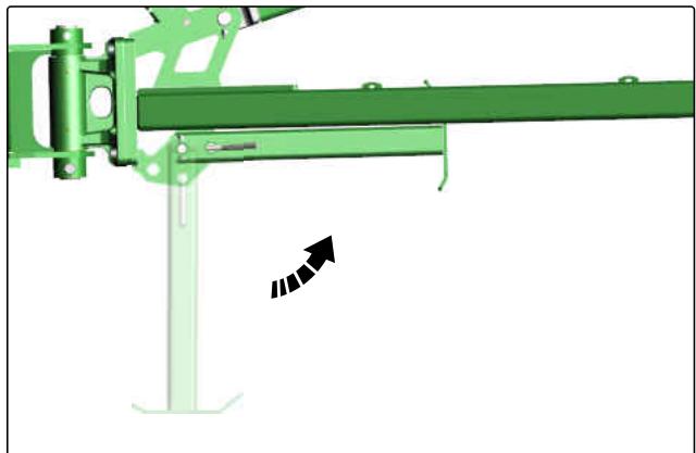 AMAZONE Ceus 4000-TX - Relever la béquille - 1