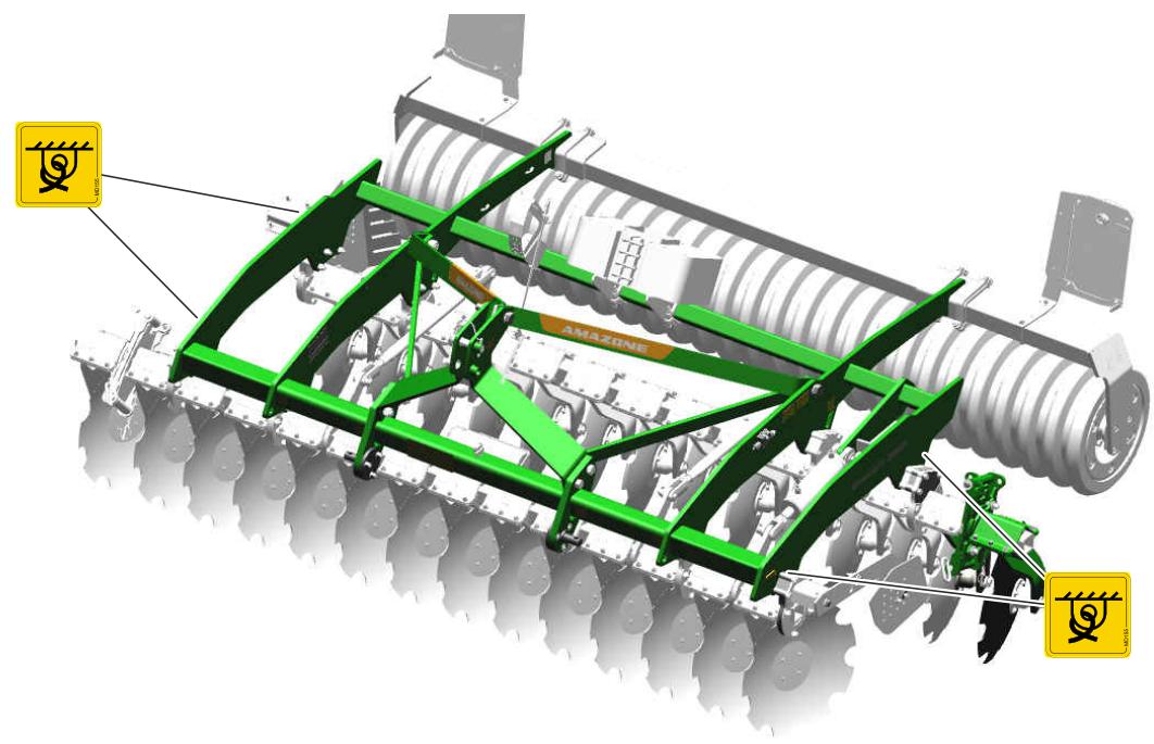 AMAZONE CatrosXL 3003 - Arrimer la machine - 1
