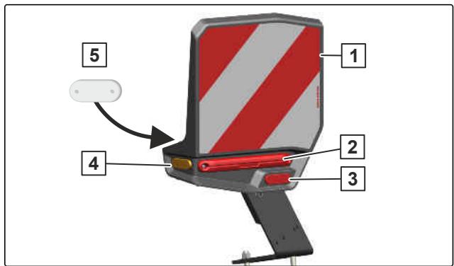 AMAZONE CatrosXL 3003 - Éclairage arrière et signalisation - 1