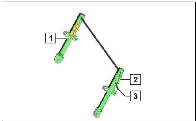 AMAZONE CatrosXL 3003 - Réglage manuel de la profondeur de travail de la herse-étrille - 1